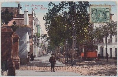 POSTAL ANTIGUA DE SAN FERNANDO. PR. CADIZ.