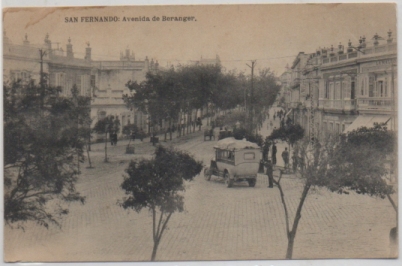POSTAL ANTIGUA DE SAN FERNANDO. CADIZ. AVENIDA DE BERANGER