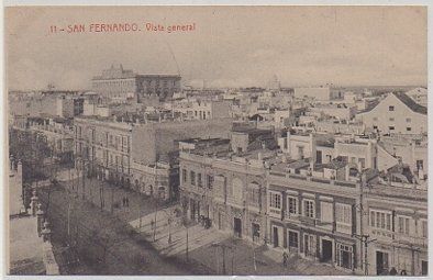 POSTAL ANTIGUA DE SAN FERNANDO. CADIZ. Nº 11. VISTA GENERAL