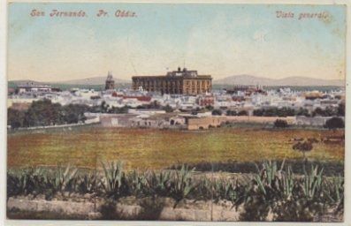 POSTAL ANTIGUA DE SAN FERNANDO. CADIZ. VISTA GENERAL