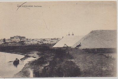 POSTAL DE SAN FERNANDO. CADIZ. SALINAS