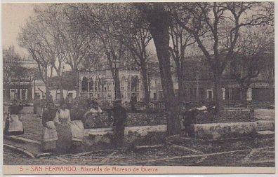POSTAL DE SAN FERNANDO. CADIZ. ALAMEDA MORENO DE GUERRA