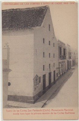 POSTAL DE SAN FERNANDO. CADIZ. SALINAS. EXTRACCION DE SAL