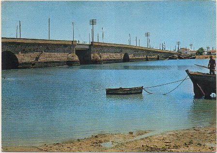 POSTAL DE SAN FERNANDO. CADIZ. PUENTE SUAZO