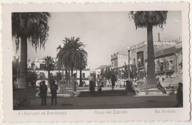 POSTAL DE SANLUCAR DE BARRAMEDA. CADIZ. PLAZA DEL CABILDO Nº 4