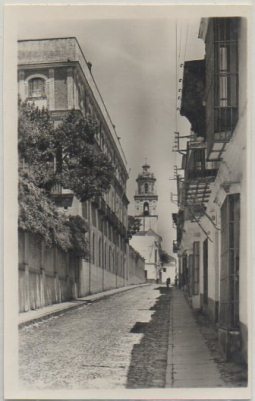 POSTAL DE SANLÚCAR DE BARRAMEDA. PALACIO DE ORLEANS Y PARROQUIA MAYOR