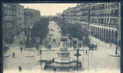 POSTAL ANTIGUA DE ZARAGOZA - PASEO DE LA INDEPENDENCIA