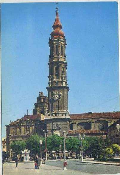 POSTAL DE ZARAGOZA - CATEDRALES DE ESPAÑA. DE LA SEO   Nº 7
