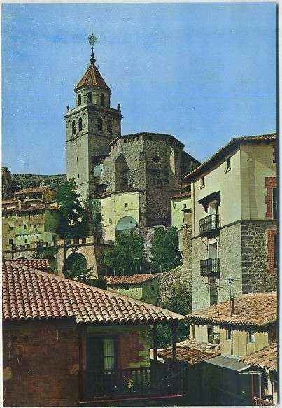 POSTAL DE TERUEL. ALBARRACIN - CATEDRALES DE ESPAÑA. CATEDRAL Nº 19