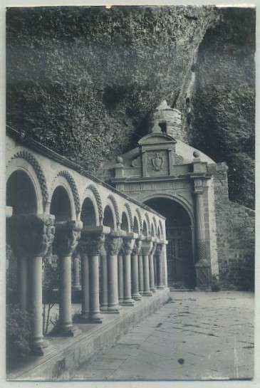 POSTAL DE HUESCA. SAN JUAN DE LA PEÑA. CLAUSTRO ROMANTICO Nº 6