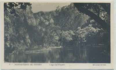 POSTAL DE ZARAGOZA. MONASTERIO DE PIEDRA. LAGO DEL ESPEJO Nº 9