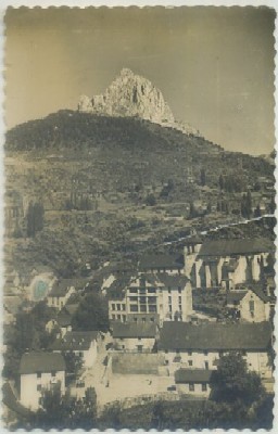 POSTAL ANTIGUA DE HUESCA. SALLENT DE GALLEGO. VISTA PARCIAL. AL FONDO LA FORATATA