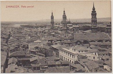 POSTAL ANTIGUA DE ZARAGOZA. VISTA PARCAL