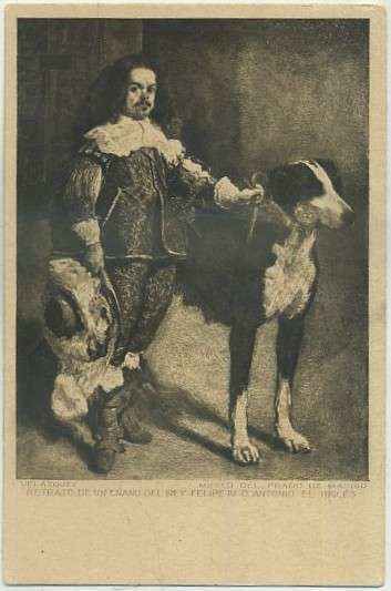 POSTAL DE ARTE. VELAZQUEZ. RETRATO DE UN ENANO DEL REY FELIPE lV. MUSEO DEL PRADO