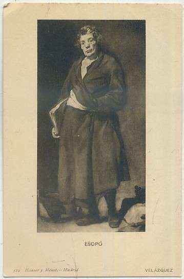 POSTAL DE ARTE. VELAZQUEZ. ESOPO Nº 519