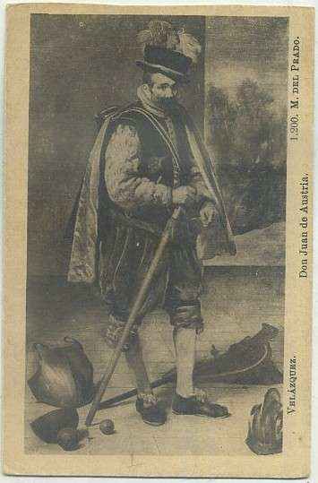 POSTAL DE ARTE. VELAZQUEZ. DON JUAN DE AUSTRIA. MUSEO DEL PRADO 1200