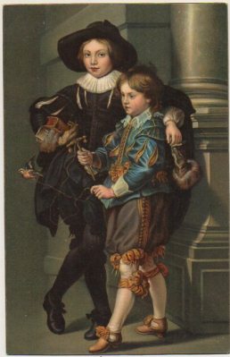 POSTAL DE ARTE. DIEBEIDEN SOHNE. RUBENS