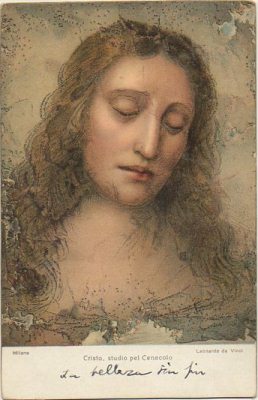 POSTAL DE ARTE. CRISTO., STUDIO PEL CENACOLO