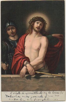 POSTAL DE ARTE. ECCE HOMO