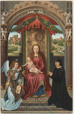 POSTAL DE ARTE. MARIA MIT DEM KINDE HAUS MEM LING