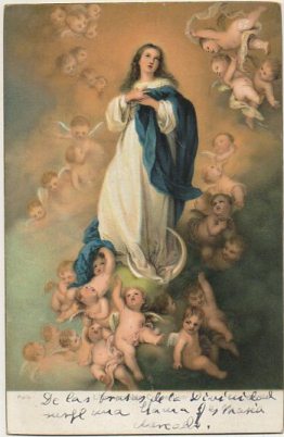 POSTAL DE ARTE. LA INMACULADA CONCEPCION. MURILLO