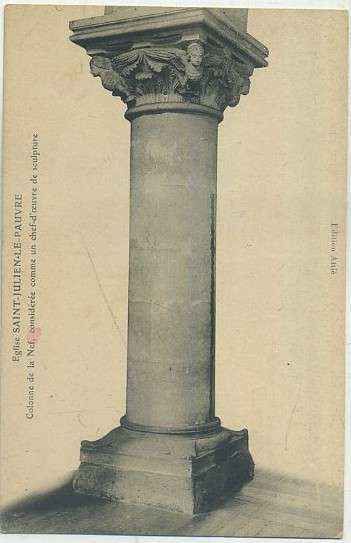 POSTAL DE ARTE. EGLISE SANT JULIEN LE PAUVRE