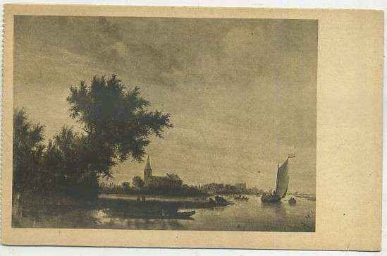 POSTAL DE ARTE. J. VAN GOVE. MUSEUM MAURITSHUIS, DEN HAAG