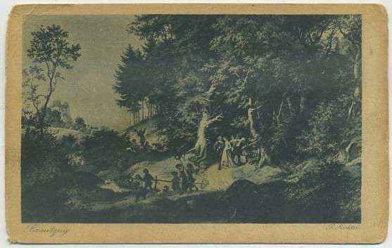 POSTAL DE ARTE. BRAUTZUG