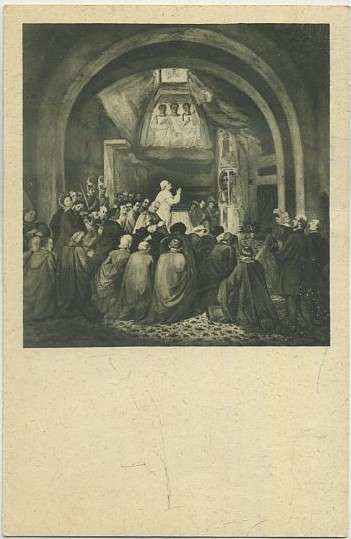 POSTAL DE ARTE. CATACOMBE DI S. CALLISTO