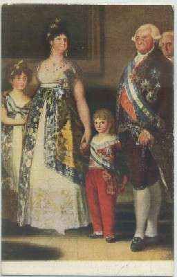 POSTAL DE ARTE. FRANCISCO GOYA. LA FAMILIA DE CARLOS lV Nº 946