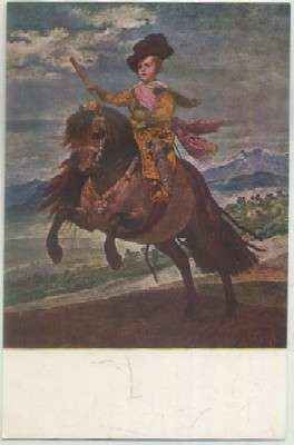 POSTAL DE ARTE. VELAZQUEZ. INFANTE D. BALTASAR CARLOS. MUSEO DEL PRADO