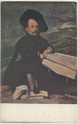 POSTAL DE ARTE. VELAZQUEZ. EL PRIMO Nº 1009