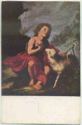 POSTAL DE ARTE. MURILLO. SAN JUAN BAUTISTA NIÑO Nº 1012