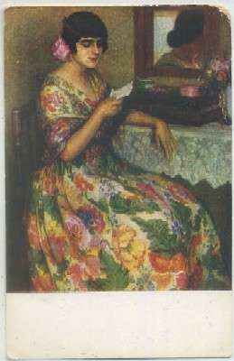 POSTAL DE ARTE. JUAN CARDONA. EL BILLETE Nº 78