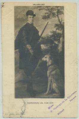 POSTAL DE ARTE. VELAZQUEZ. DON FERNANDO DE AUSTRIA Nº 644