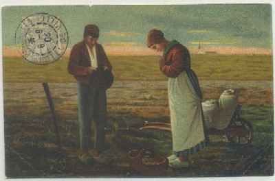 POSTAL DE ARTE. SERIE 588