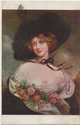 POSTAL DE ARTE. RETOUR FLEURI. MARTIN KAVEL Nº 1187