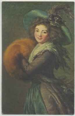 POSTAL DE ARTE. PORTRAIT DE MME. MOLE-RAYMOND. COMEDIE FRACAISE