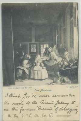 POSTAL DE ARTE. LAS MENINAS. VELAZQUEZ Nº 1062
