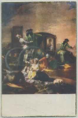 POSTAL DE ARTE. EL CACHARRERO. GOYA Nº 46