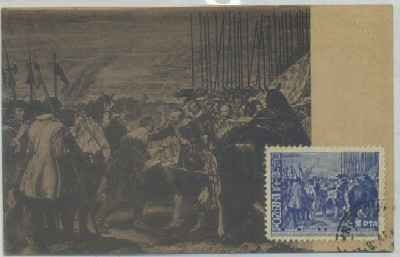 POSTAL DE ARTE. LAS LANZAS. VELAZQUEZ Nº 1172
