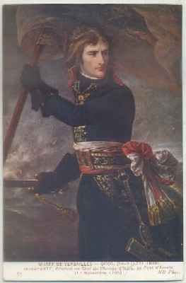 POSTAL DE ARTE. BONAPARTE AT PONT D'ARCOLE