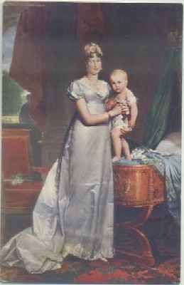 POSTAL DE ARTE. PORTRAITE DE L'IMPERATRICE MARIE-LOUSE