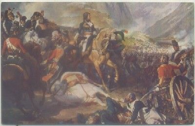 POSTAL DE ARTE. MUSEO DE VERSAILLES. LE GENERAL BONAPARTE. BATAILLE RIVOLI