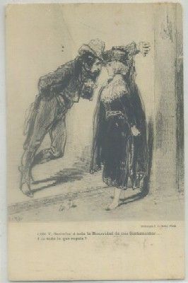 POSTAL DE ARTE. CREE USTED SEÑORITA, A TODA LA SEGURIDAD….