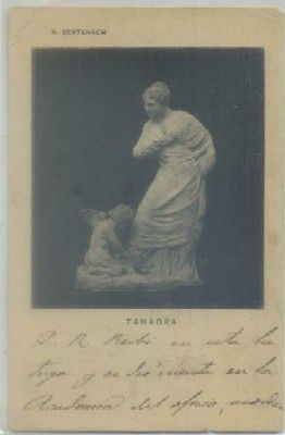 POSTAL DE ARTE. TANAGRA. N. SENTENACH