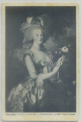 POSTAL DE ARTE. VERSAILLES. PORTRAIT DE MARIE-ANTOINETTE