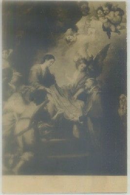 POSTAL DE ARTE. MURILLO. SAN IDELFONSO. MUSEO DEL PRADO