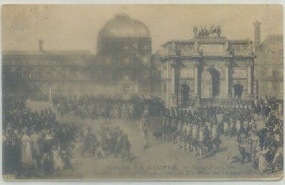 POSTAL DE ARTE. BELLANGE. UNE REVUE SOUS L'EMPIRE. MUSÉE DU LOUVRE