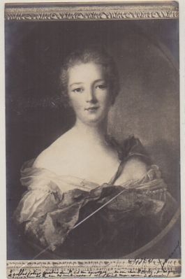 POSTAL DE ARTE. MUSÉE DE VERSAILLES. NATIER. MME. INFANTE DUCHESSE